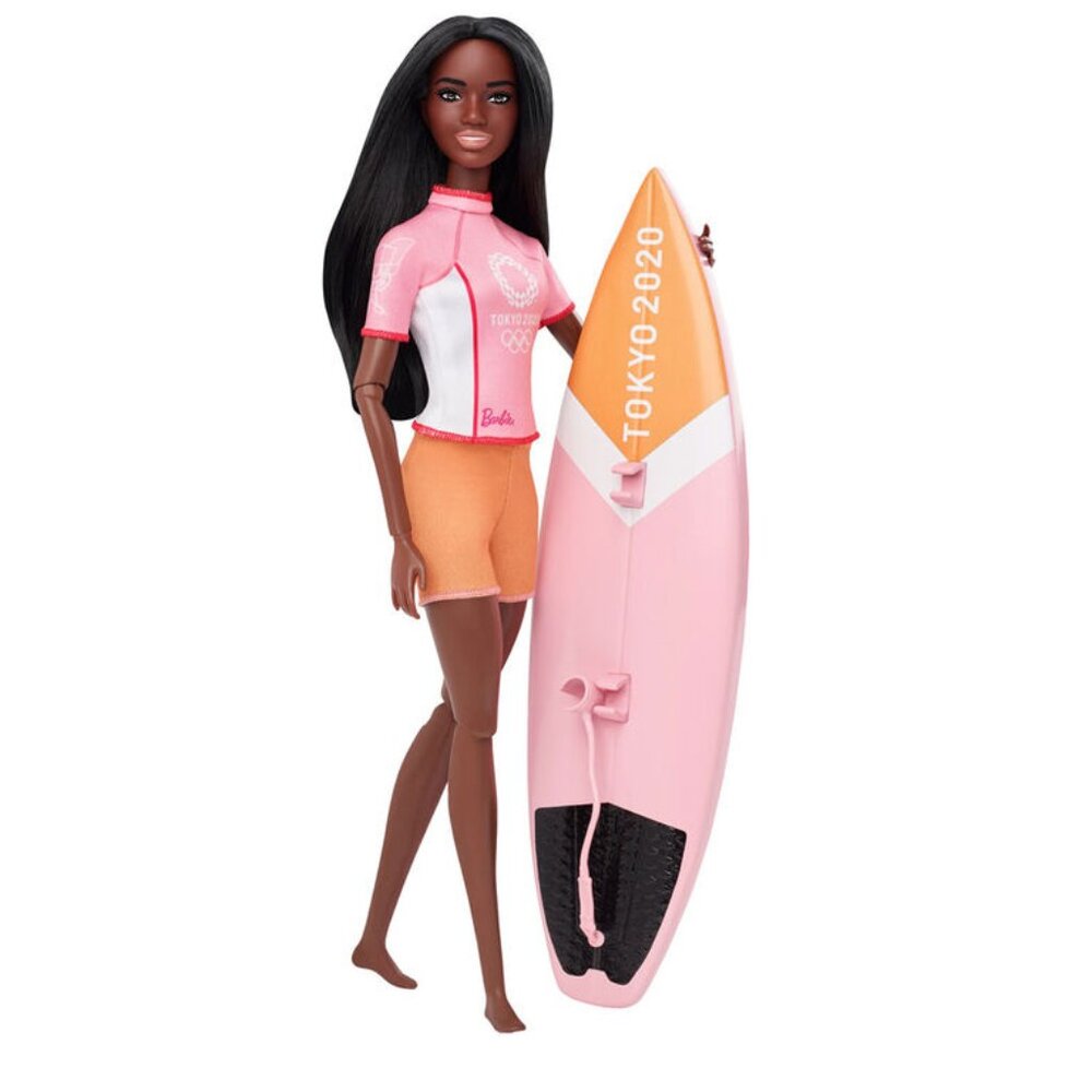 New in Box-Barbie Olympic Game Tokyo 2020 Surfer Doll w/Surf Uniform